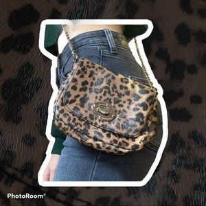 Y2K VIBES CHEETAH PRINT CROSSBODY PURSE